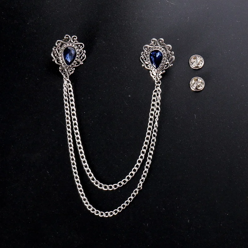 Event Suppliers - Elegant Vintage Alloy Rhinestone Large Brooch