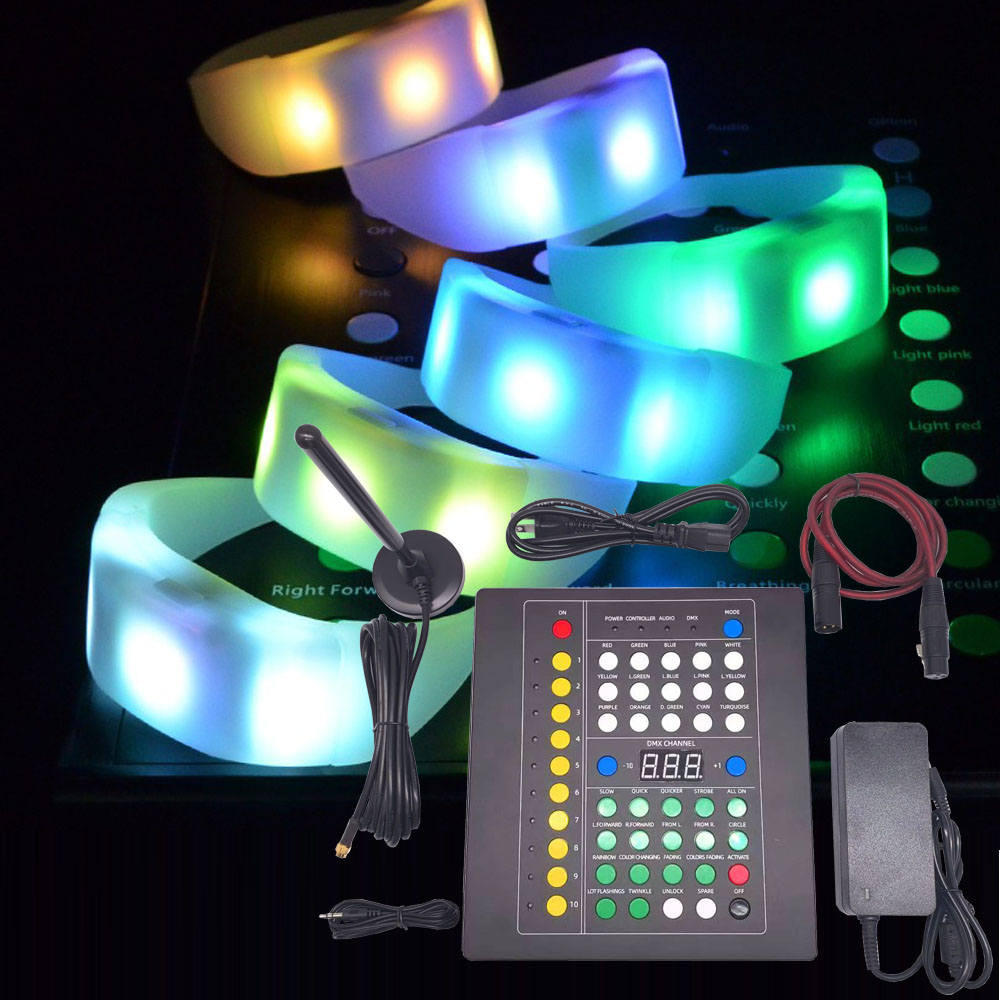 DMX Function LED Silicone TPU  - đánh giá và giá Event Party Dj