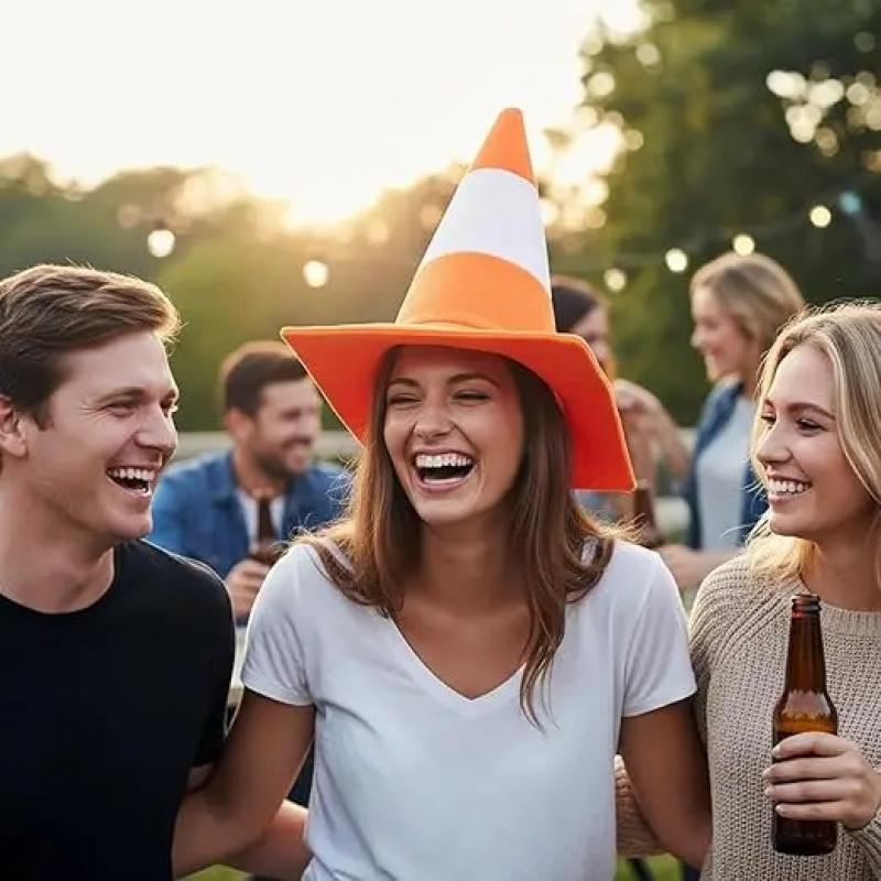 Foldable Traffic Cone Theme Ha - đánh giá và giá Party Hat Cone
