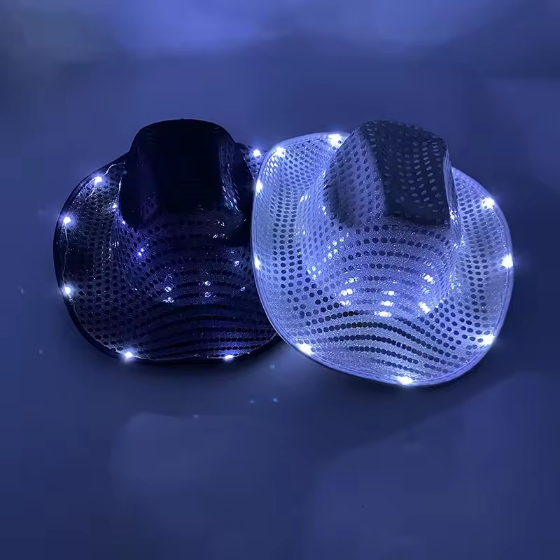 Blinky LED Light Cowboy Cowgir - đánh giá và giá Party Hat Cone