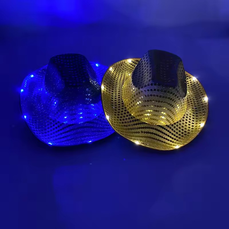 Blinky LED Light Cowboy Cowgir - đánh giá và giá Party Hat Cone