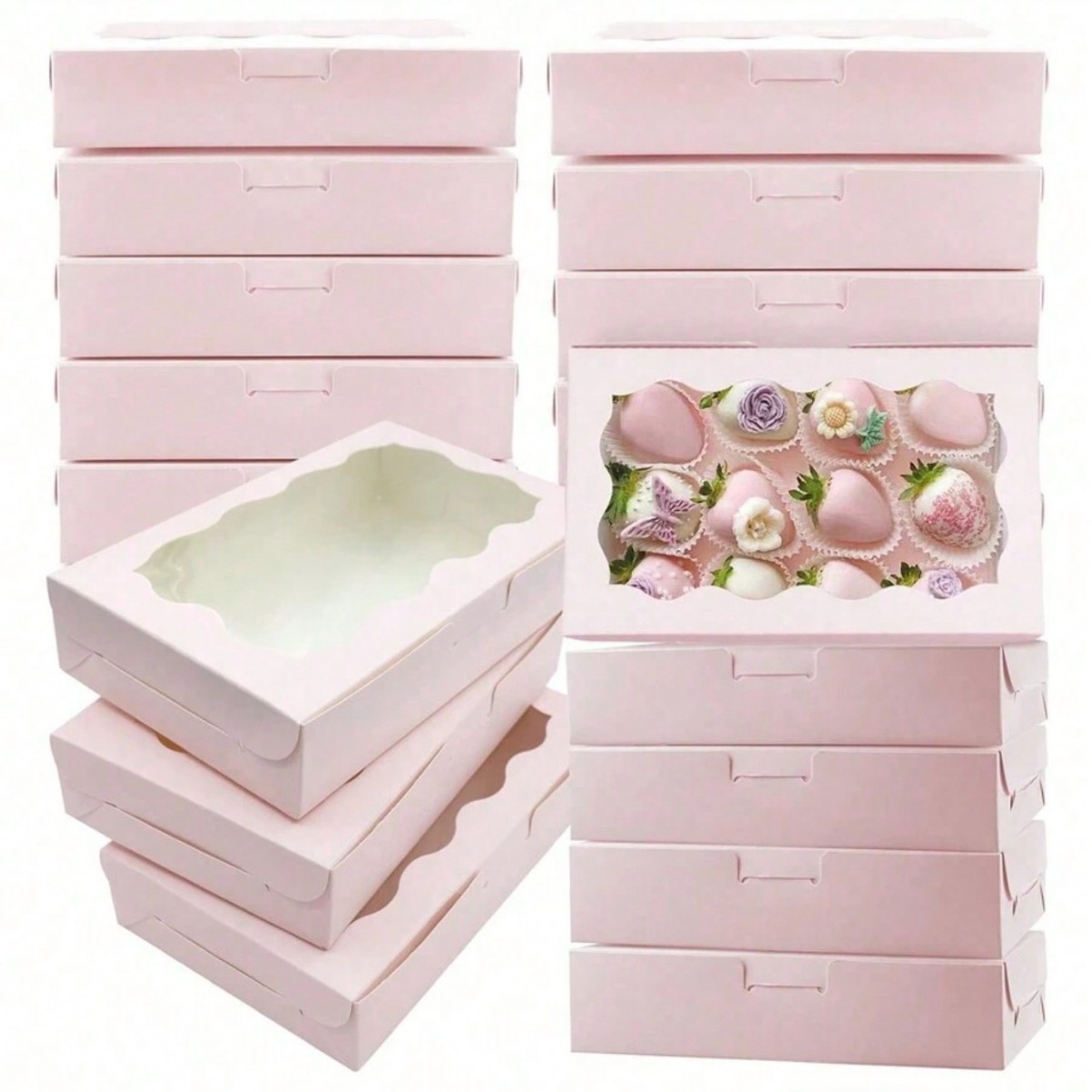 10/30/50Pcs Kraft Paper Cake C - đánh giá và giá Event Party Box