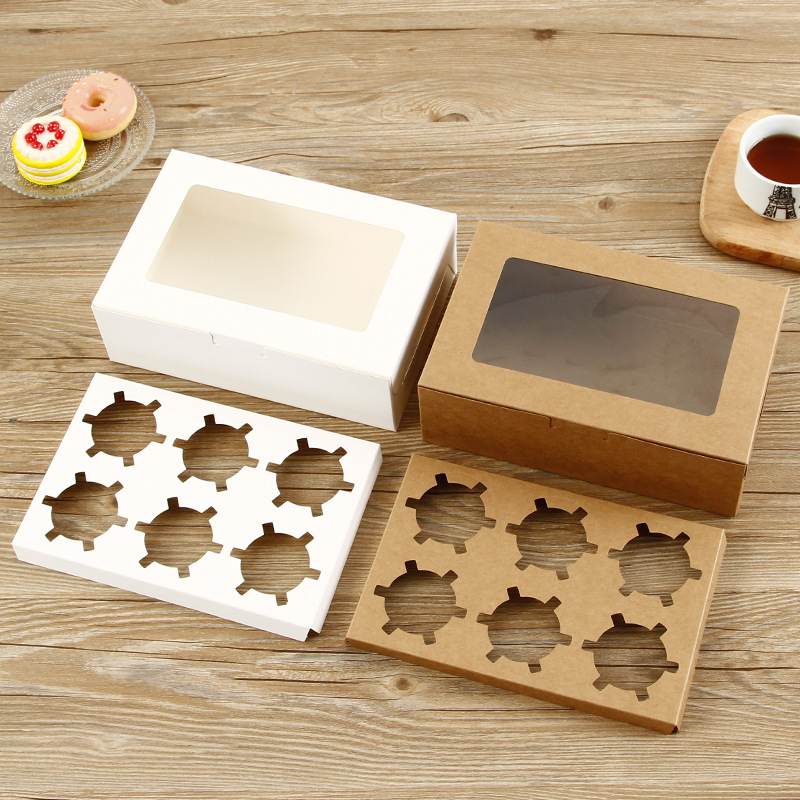 Cupcake Boxes with Clear Windo - đánh giá và giá Event Party Box