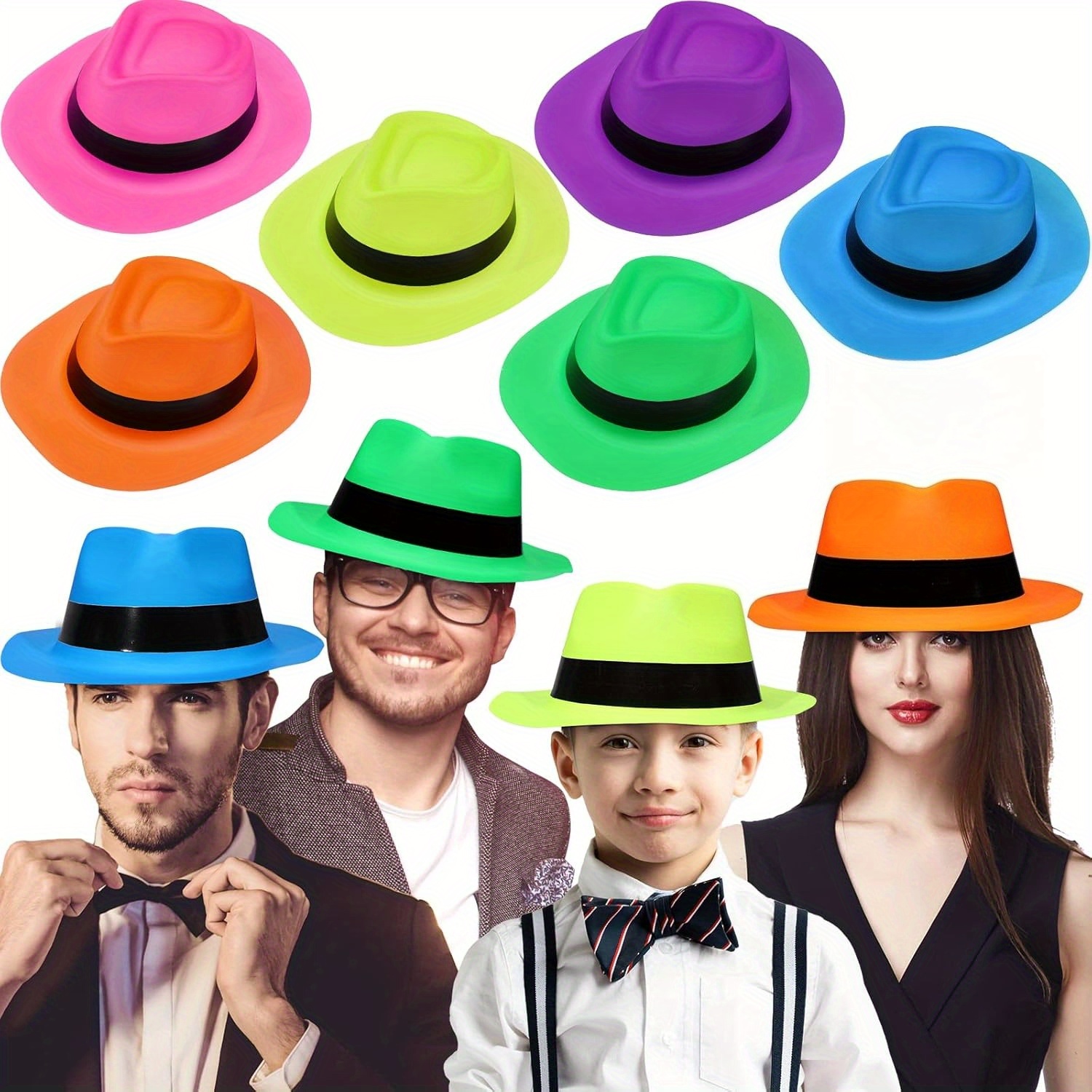 12 Pieces Neon Mafia Style Par - đánh giá và giá Party Hat Cone