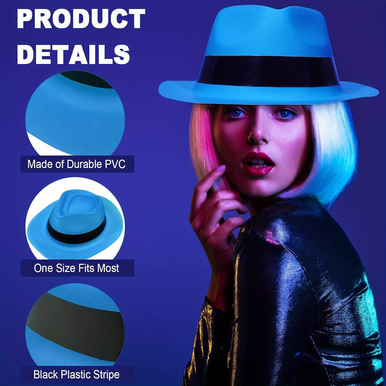 12 Pieces Neon Mafia Style Par - đánh giá và giá Party Hat Cone