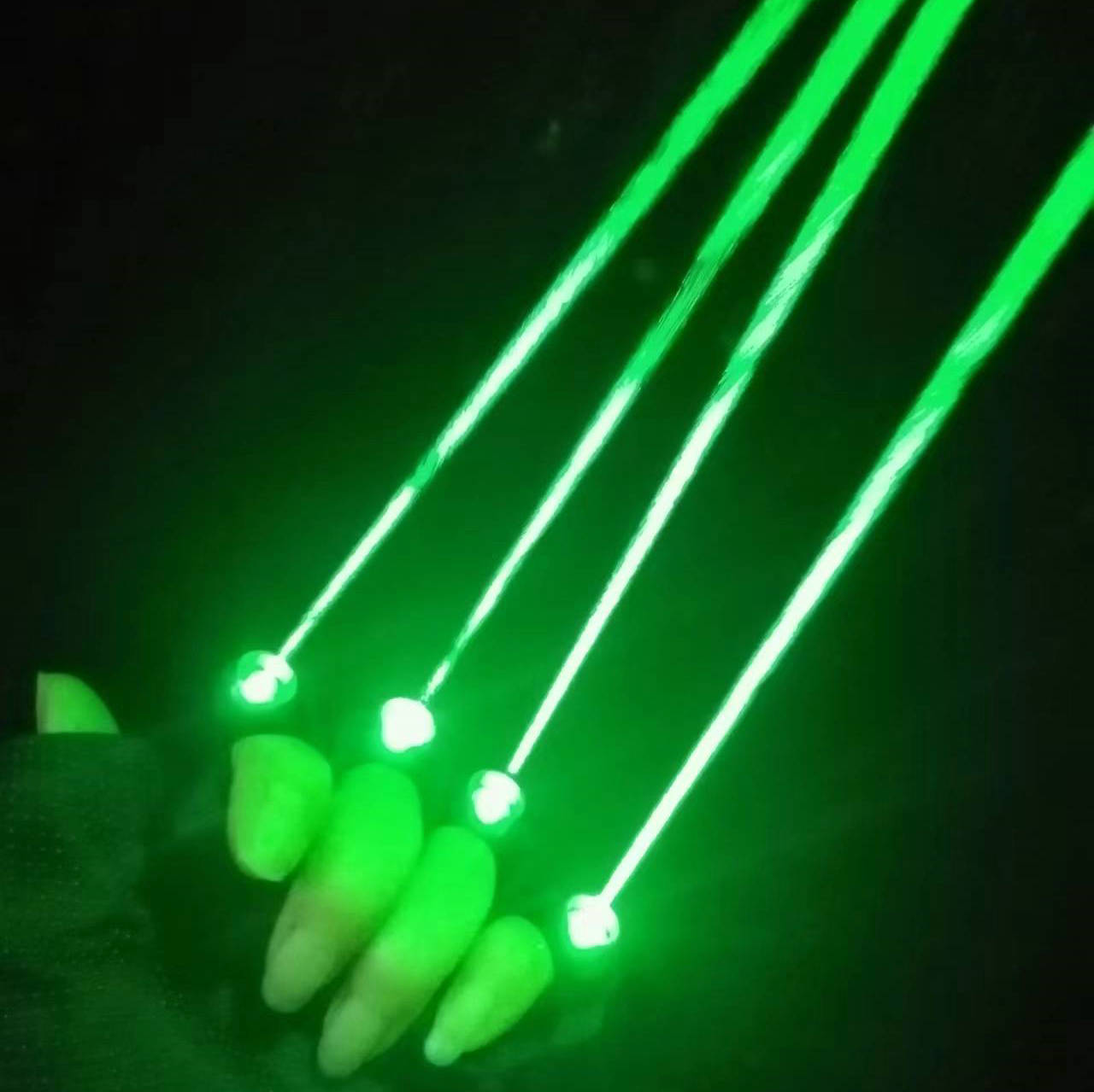 Green Laser Gloves 650nm Laser - đánh giá và giá Event Party Dj