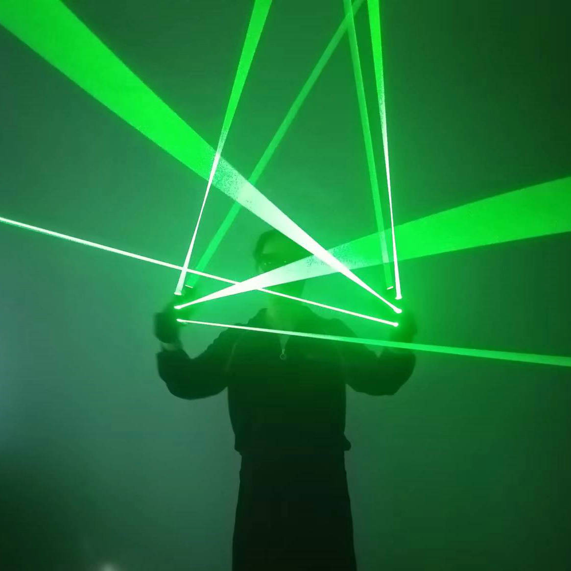 Green Laser Gloves 650nm Laser - đánh giá và giá Event Party Dj