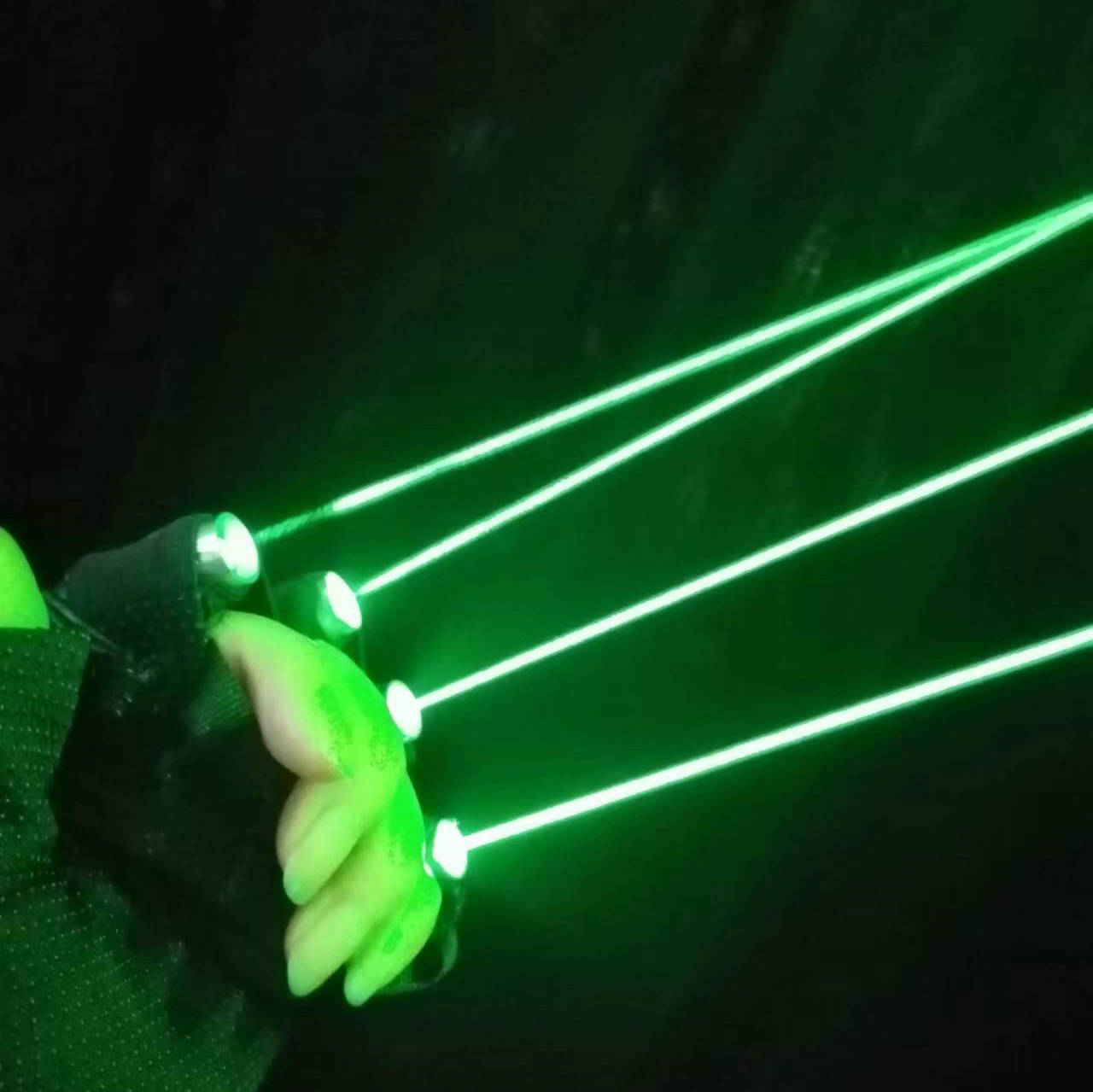 Green Laser Gloves 650nm Laser - đánh giá và giá Event Party Dj