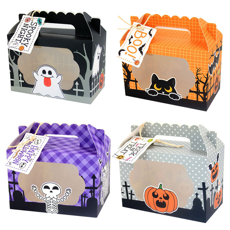 3/6pcs Ghost Pumpkin Cat Candy - đánh giá và giá Event Party Box