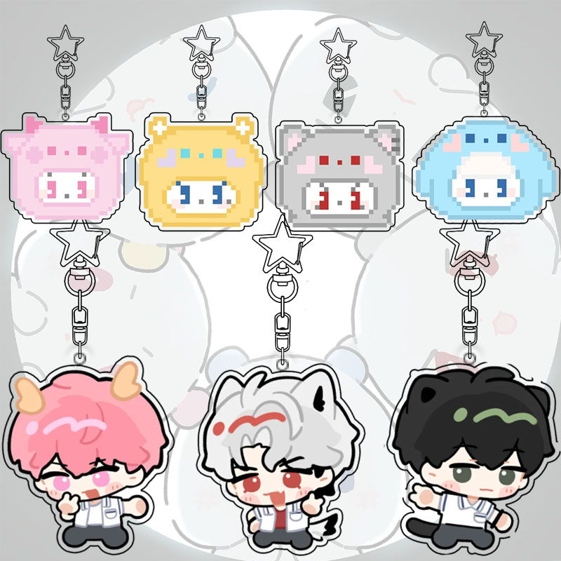 Plave Pixels Keychain Acrylic  - đánh giá và giá Event Supplies