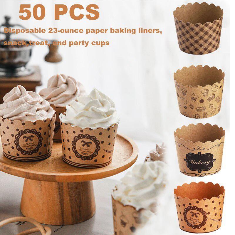50Pcs/Pack Cupcake Paper Cups  - đánh giá và giá Event Suppliers