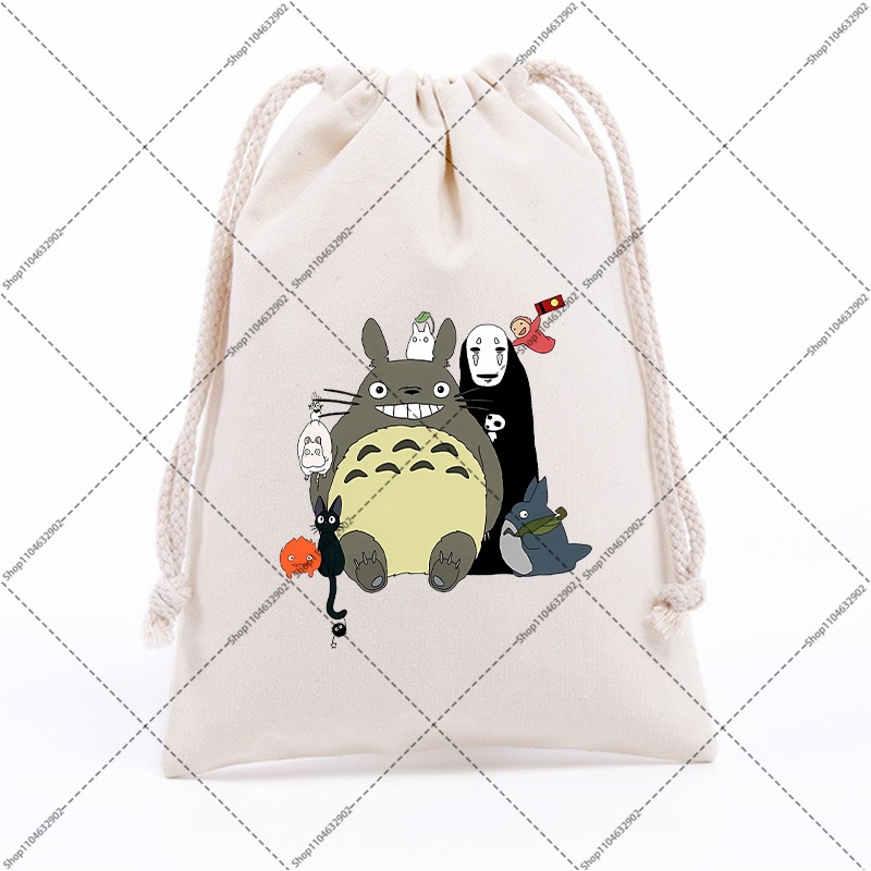 Totoro Cotton Cute Drawstring  - đánh giá và giá Party Favor Bag