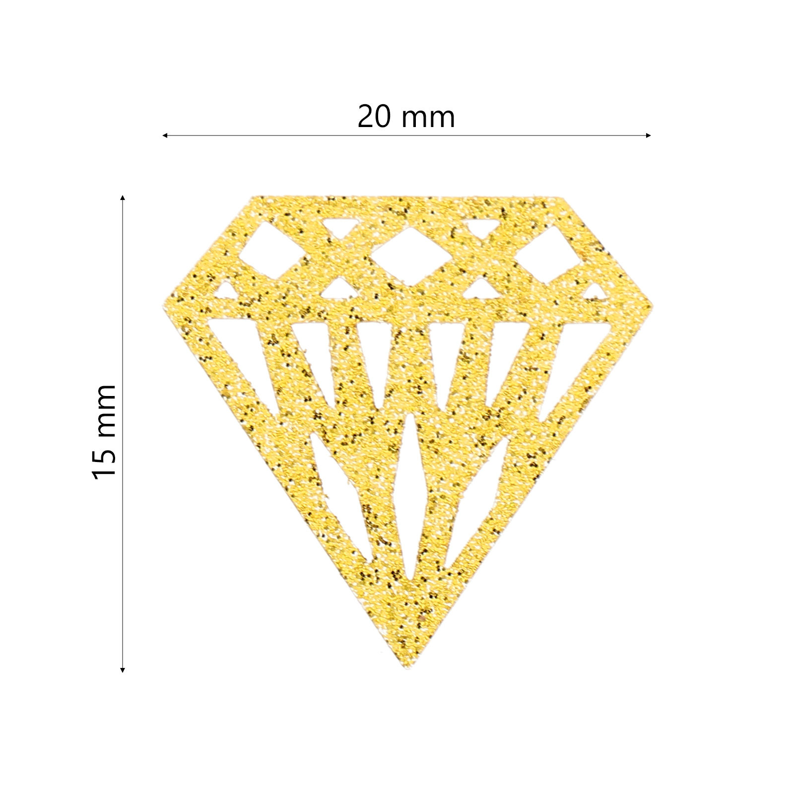 300Pcs Elegant Hollow Diamond  - đánh giá và giá Papercraft Supply Confetti